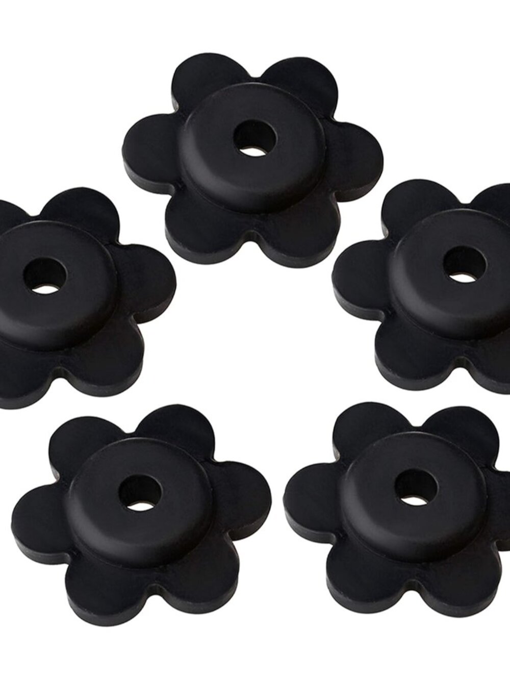 Garden Flag Stoppers, Rubber Pole Holders for Garden Flag Stand, 5-Pack